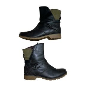 Teva Women’s 8 Dark Brown De La Vina Low Leather Ankle Boot